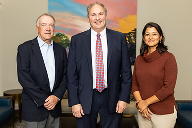 Jim Catudal, Anthony Cichello and Apranta Deka Patel, MD