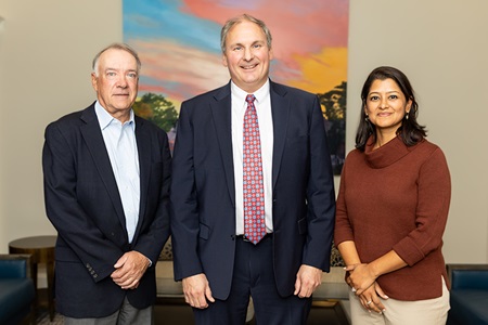 Jim Catudal, Anthony Cichello and Apranta Deka Patel, MD